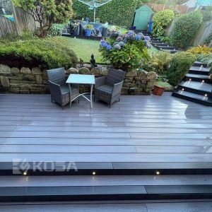 Balcony Composite decking in grey