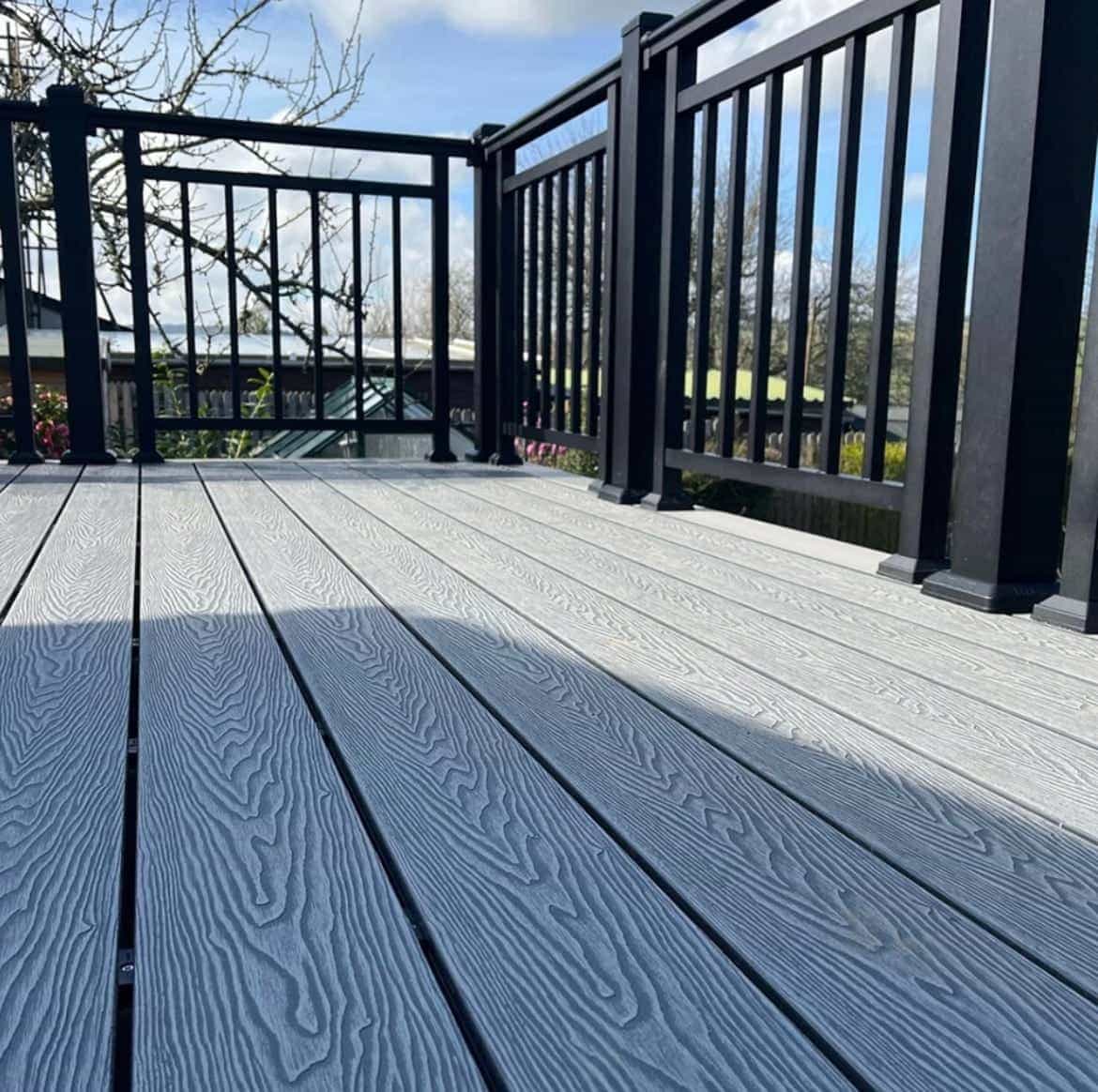 High quality embossed composite decking