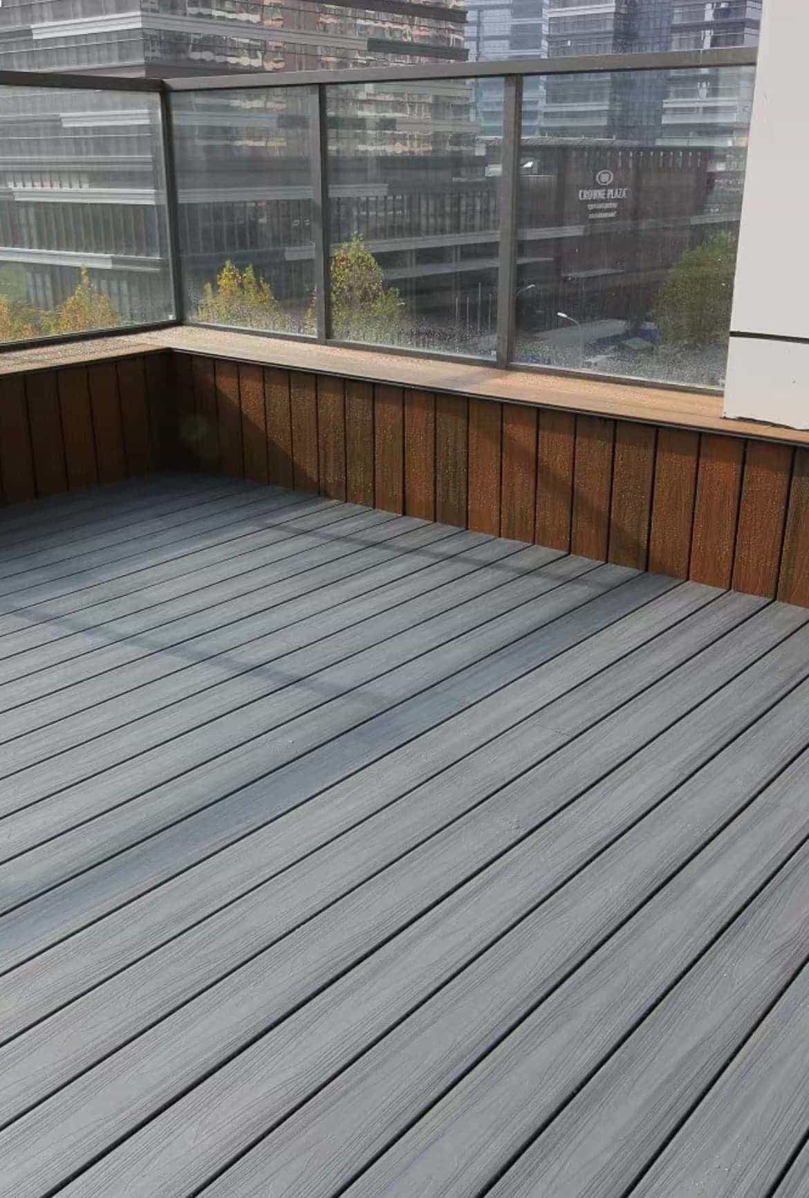 WPC capped decking