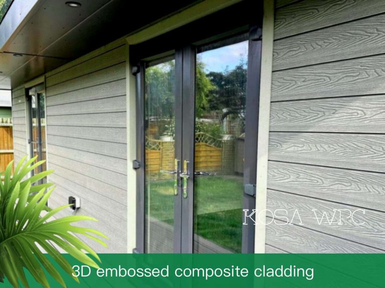 3D embossed composite cladding