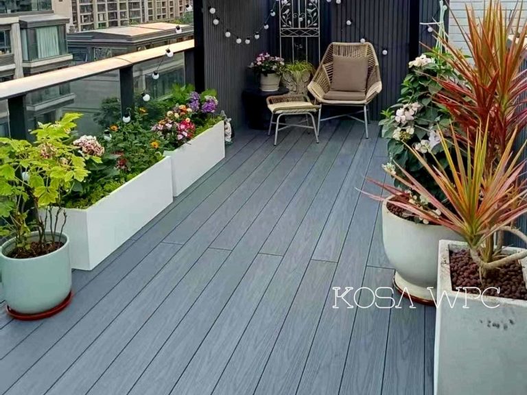 Gray balcony Coextrusion decking
