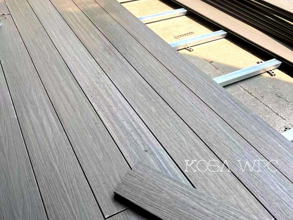 installation capped decking