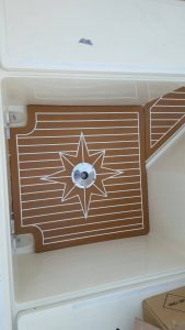 Customized pvc teal deck