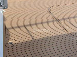 customized synthetic teak deck