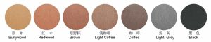 Color chart of wpc products