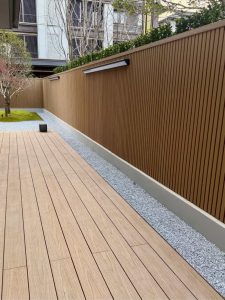 Flatted WPC wall cladding and decking