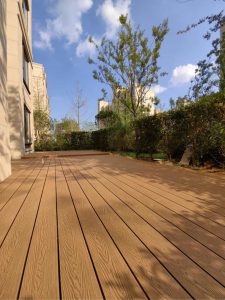 3D embossed WPC Decking