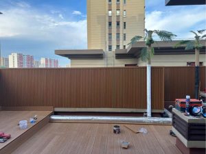 WPC wall panels and decking