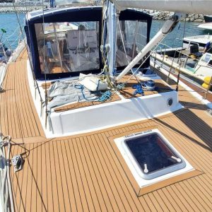 Customized synthetic teak decking
