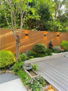 Garden use Co-extrusion WPC wall cladding