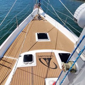 Marine boat decking